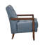 Chaise d'appoint de style moderne avec revêtement en cuir capitonné et meubles en bois 1pc-1409057451