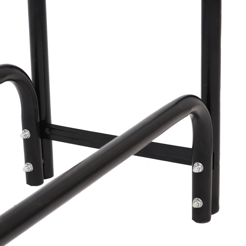 Acadia Outdoor 49" Steel Log Rack with Cover
