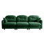 Canapé modulaire à assise en tissu chenille de haute qualité-117534478