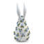 Patience Brewster Periwinkle Peony Standing Rabbit
