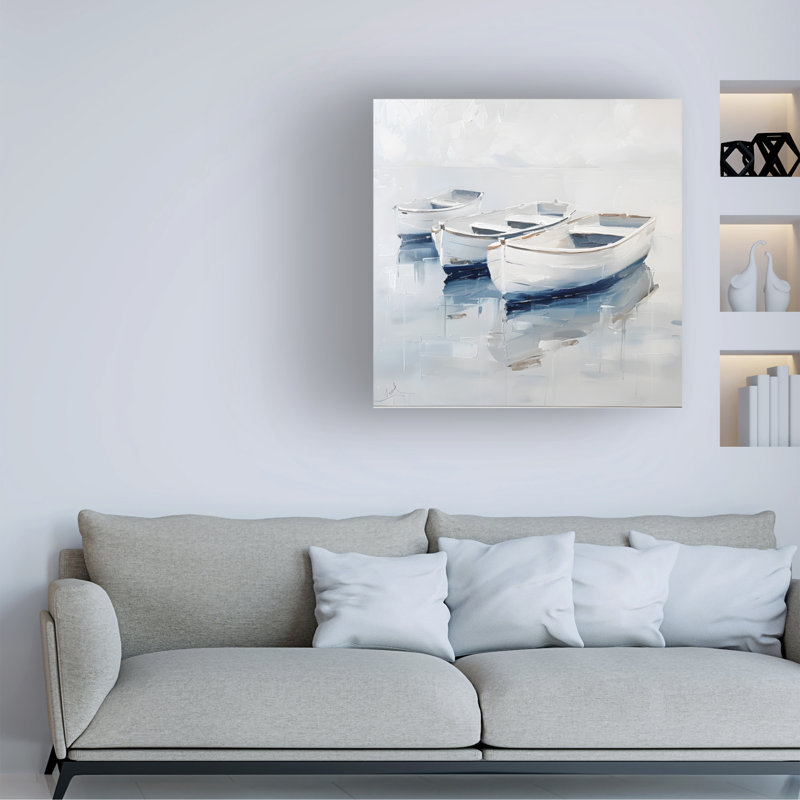 Art sur toile Sean Parnell Boat 1, H 14 po x l 14 po