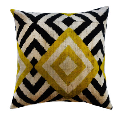LOOMY Eve Square Silk Pillow Cover Insert Perigold