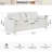 Chenille Fabric 3-Seater Couch