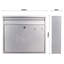 Trentino Steel Wall Mounted Letter Box