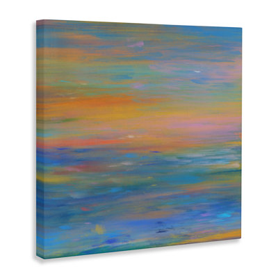 Sunset Of Lights Abstraction Canvas, design by Atelier Posters