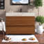 Élégant meuble-lavabo compact avec lavabo en céramique, comptoir en faux marbre et style moderne pour les salles de bain compactes
