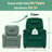 Goggin Kids Recliner with Anti-Tilt, Two Cup Holder, Fabric Upholstered-1257101585