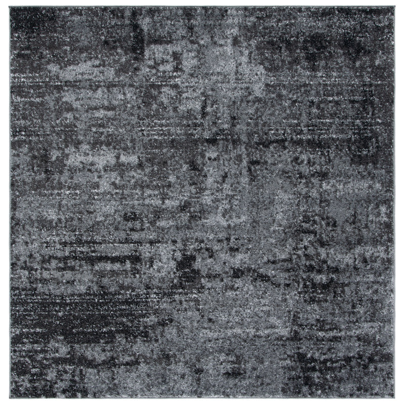 Chojolan Performance Solid Color Rug, Square 6'