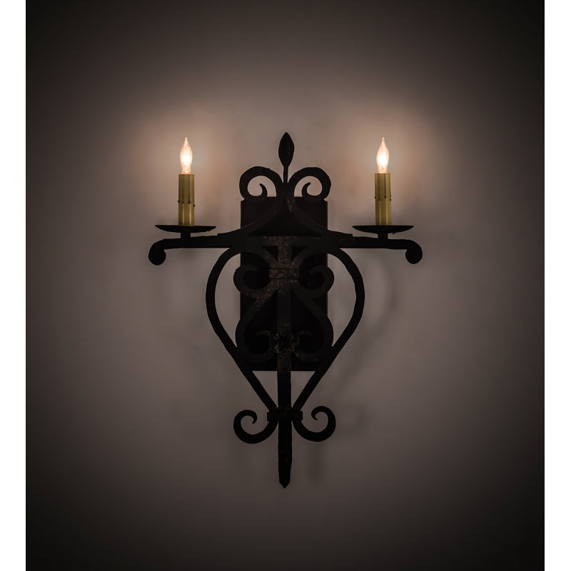 Fleur-de-lis 2 - Light Candle Wall Light