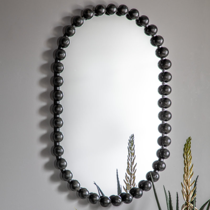 Kousgaard Flat Wall Mirror, Black