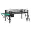 Lit mezzanine avec bureau Gaming, DEL
