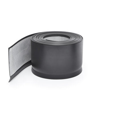 Base murale en vinyle Mohawk peler et coller en rouleau blanc de 4 po x L 20 po; Un rouleau par carton