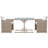 Ardene Rectangular 2 - Person Bistro Set with Cushions-648831441
