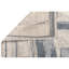 Hand Knotted Abstract Area Rug in Ivory/Navy-1460831669