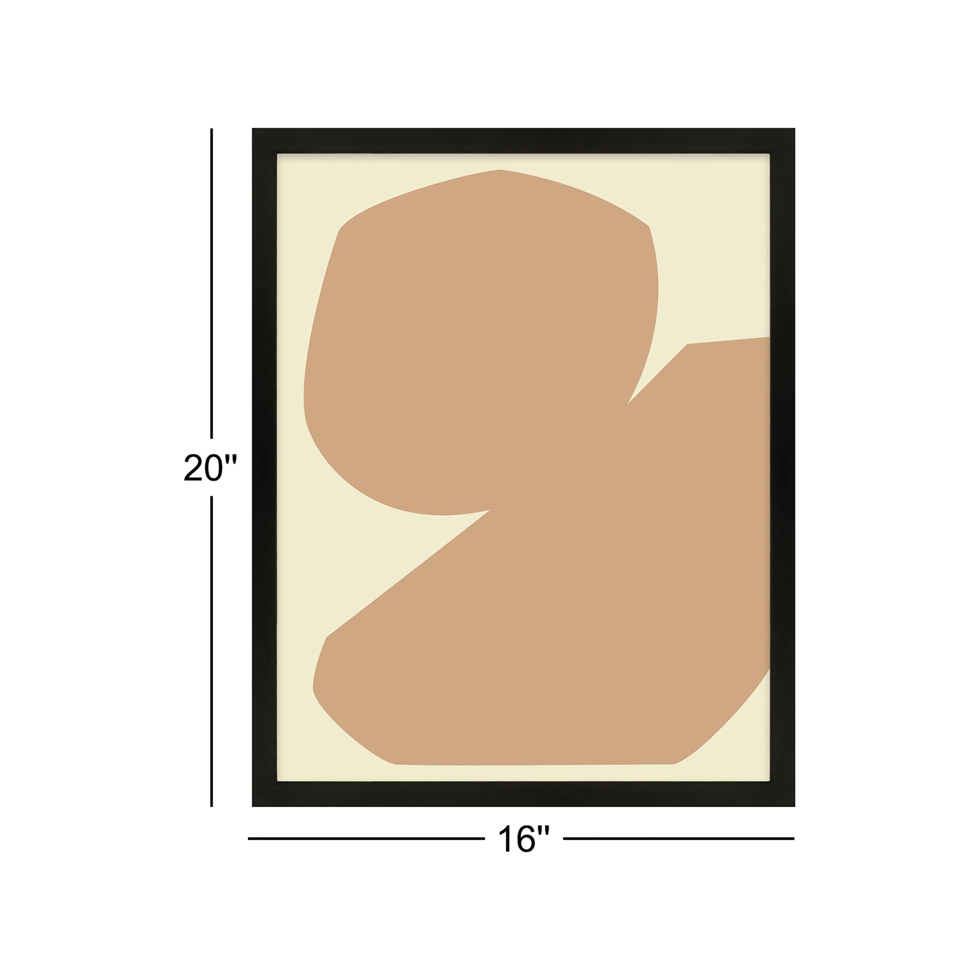Component 3 by Michael Kempen, 20" H x 16" W x 1.25" D, Black