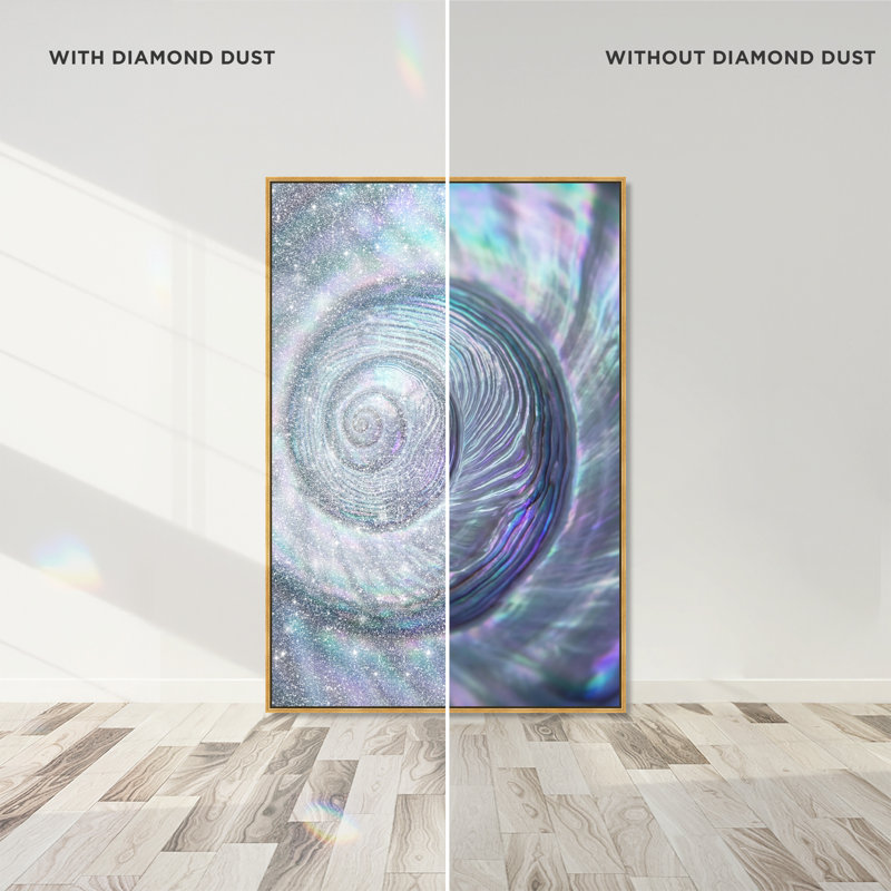 Sea Spiral Print by Oliver Gal, 25"H x 17"W, Gold Floater Frame