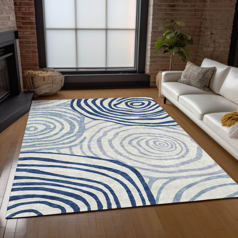 Tapis de porte d'extérieur antidérapant Leis, Rectangle 3' x 5'
