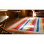 Antique American Usa Allover Geometric Wool Hand Knotted Pile Multicolor Jewel Tones 1920s Rug