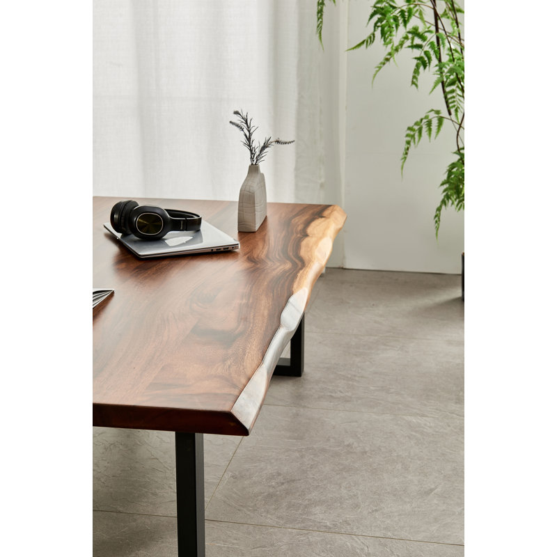  Live Edge Coffee Table, 17.5" H x 34" L x 20" W