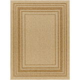 Audene Machine Woven Polypropylene Indoor/Outdoor Area Rug in Tan/Brown