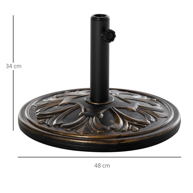 Alverna 13kg Plastic Free Standing Umbrella Base