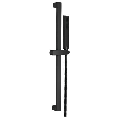 Kingston Brass Shower Scape 24-Inch Stainless Steel Shower Slide Bar with Hand Shower and Holder