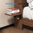 Floating Bed Frame Queen with LED Lights, Charging Station, and Storage Headboard, No Box Spring Needed, Easy Assembly-16441265