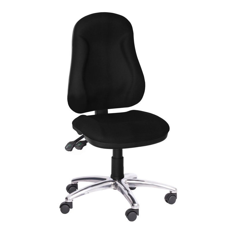 Office Chair, No armrests, Black