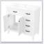 36" Bathroom Vanity with Sink Combo, Bathroom Cabinet with Drawers, Solid Frame and MDF Board (Old Sku:JL000007AAG)-1256341492