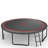 12Ft Trampoline Pumpkin- Ladder-Black Red