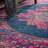 Abbate Oriental Navy Blue/Pink Area Rug-2136925985