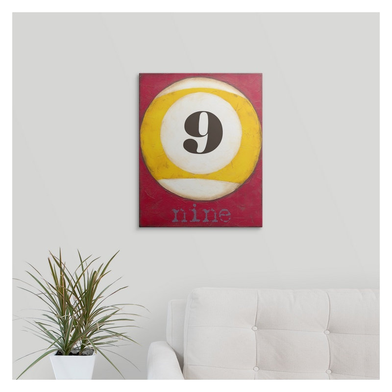 «Graphic Pool IX», reproduction de Jennifer Goldberger, H 20 po x l 16 po x P 1,5 po, Toile