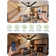 60" Ceiling Fan With Dimmable LED Light For Up To 400Sq. Ft. Area, Works For 15 Degree Sloped Ceiling, RGB Lighting Mode Remote & App Control Damp-Rated
