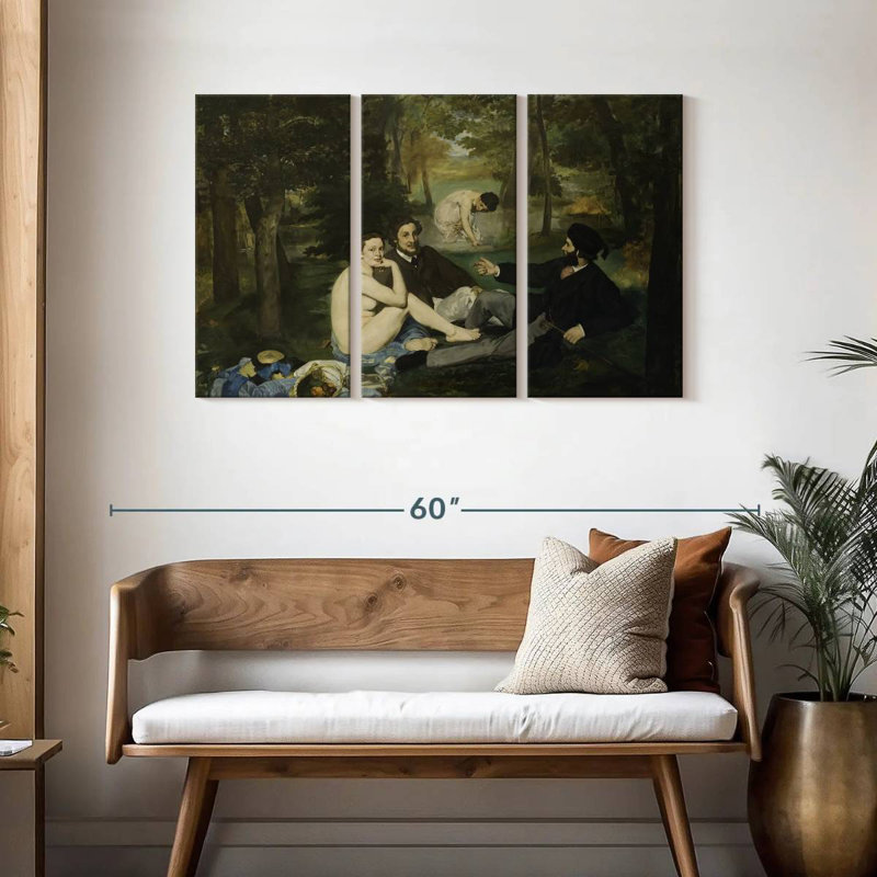 Leisha Luncheon On The Grass, 28" H x 45" W