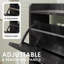 Range-chaussures 16 paires avec 2 tiroirs rabattables et tablettes réglables-1661394011