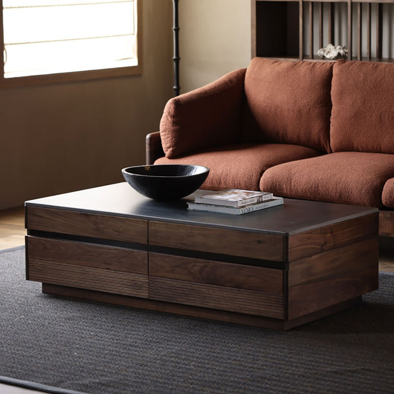 Table basse simple et luxueuse, H 15,7 po x L 43,3 po x l 23,6 po