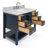 Moille 43" Single Bathroom Vanity Set-1279484827