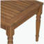 4 Piece Sofa Seating Group with Cushions, Outdoor Acacia Wood Patio Seating Group,Natural+Beige
