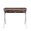 Bureau contemporain en chêne patiné pour la maison - Mobilier de bureau pratique avec poste de travail élégant