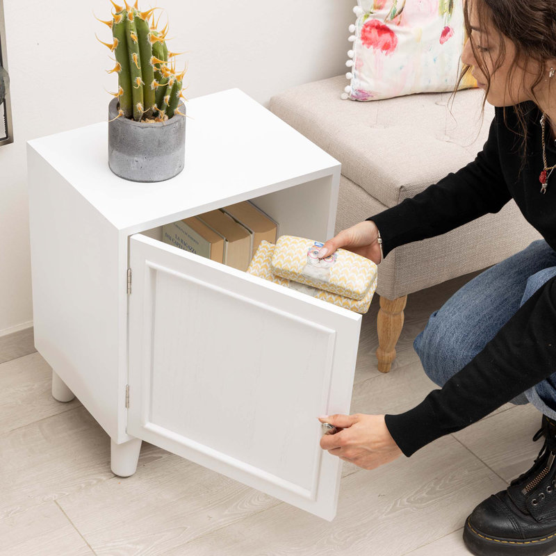 Ricketts 30cm W Manufactured Wood Bedside Table
