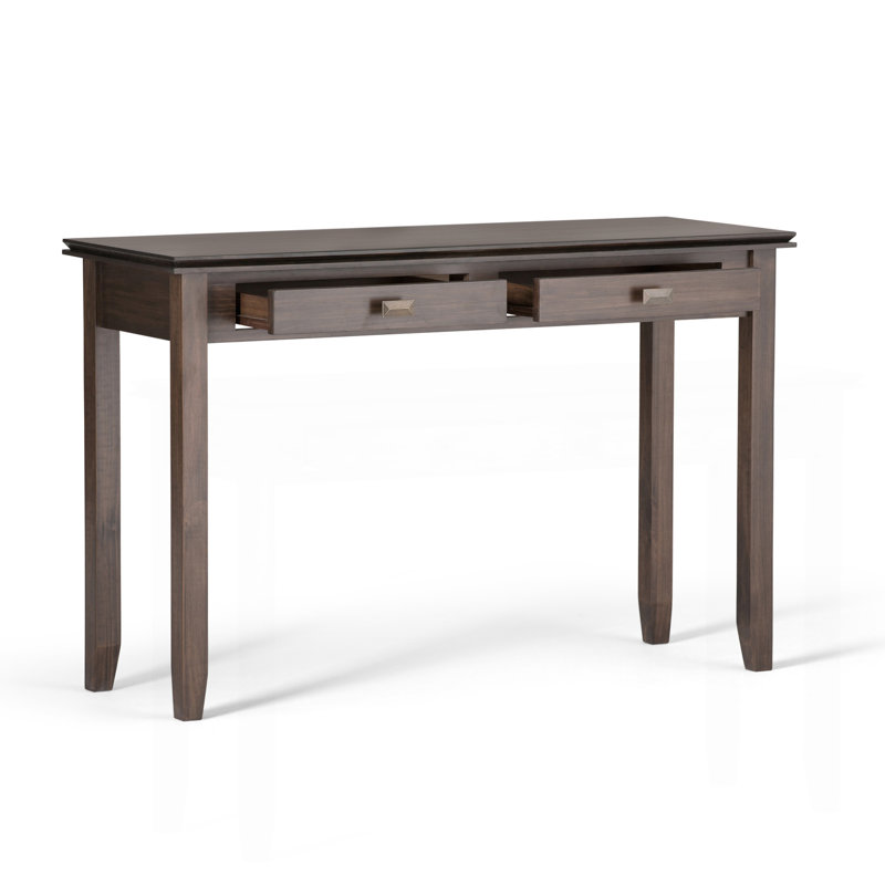 Console Sofa Table - Natural Aged Brown, Dark Brown