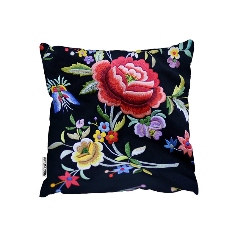 Floral Square Cushion, 45 x 45cm