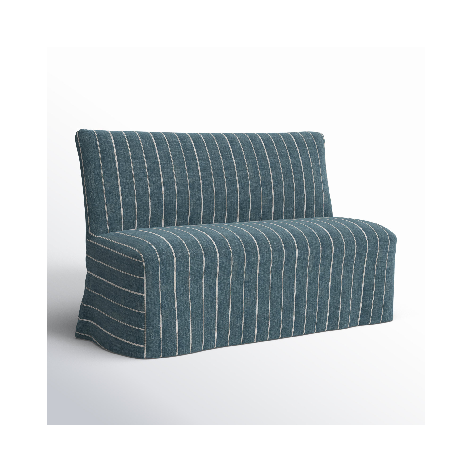 Ivanka Bench, Fritz Indigo Stripe