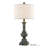 Garytt 25.5" Farmhouse Bedside Table Lamp Set with USB Ports, Bulbs