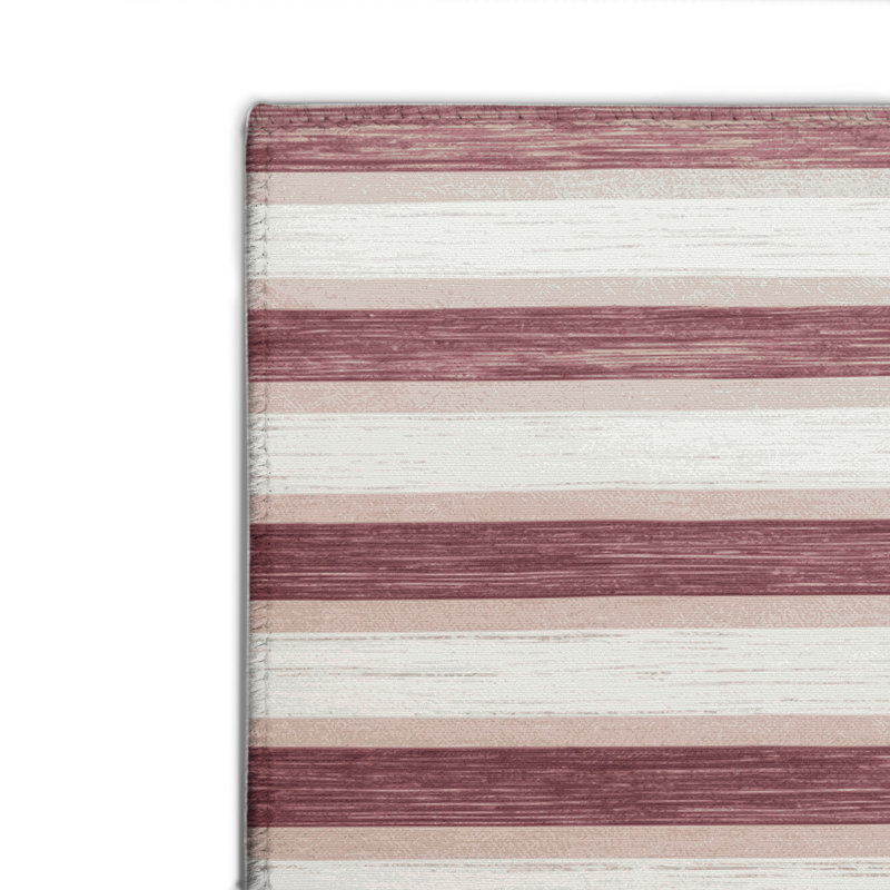 Tapis intérieur / extérieur gris HorizontalStripes, Rectangulaire 2 pi x 3 pi
