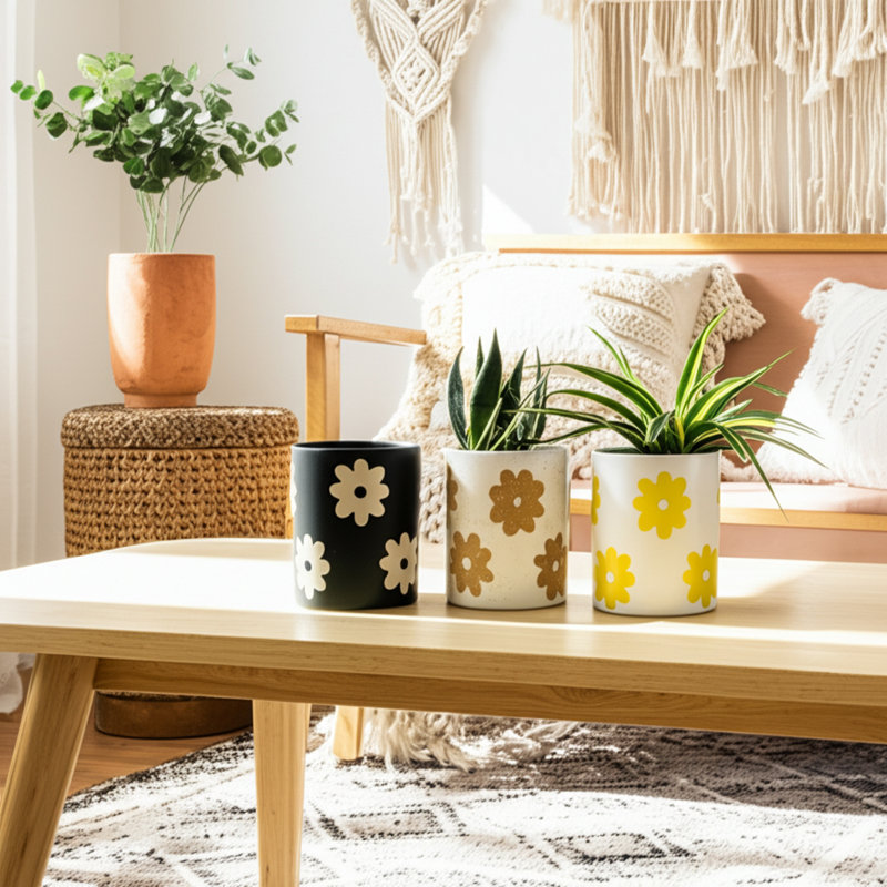 Ensemble de contenants de rangement Boho