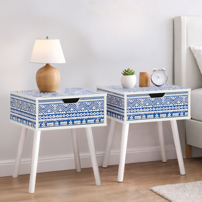 Meranda 45 cm W Bedside Table