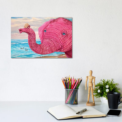 Making Friends by Laura Curtin - Wrapped Canvas Painting