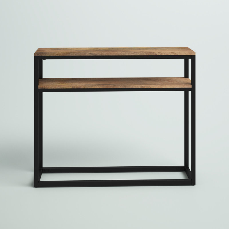 Blountsville 36'' Solid Wood Top Console Table