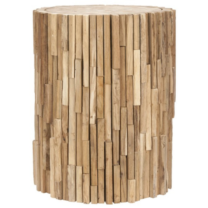 Tabouret décoratif en bois massif Hopper